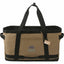 Recycled Ripstop Utility Tote with Four Grab Handles Embroidery - Brown - Front