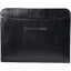 Renaissance Recycled Leather Writing Pad - Black - Front