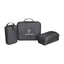 Renew Packing Cubes in Recycled PET, Set of 3 Embroidery - Black - View 1