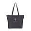 Renew Recycled Tote with Bottle Sleeve - Black - View 1