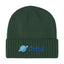 Ribbed Cuff Beanie in Recycled PET - Embroidery