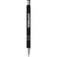Richmont Click Ballpoint Pen with Triple Chrome Ring - Black - Front