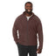 Rixford Anti-Pill Microfleece Full Zip Jacket for Men Embroidery - Chocolate - Front