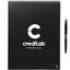 Rocketbook Letter Flip Reusable Notebook Set, 11 x 8.5 Inches - Black - Front