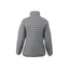 Roots73 Beechriver Lightweight Down Puffer Jacket for Women Embroidery - Quarry - Flat