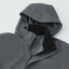 Roots73 Napanee Recycled Waterproof Softshell Jacket for Men Embroidery - Charcoal - Detail Collar