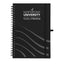 Scripto Recycled Spiral Notebook with Front Pockets, 5.5 x 8.5 Inches - Black - Front
