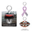 Shaped Acrylic Key Tag, Up to 4 Square Inches