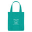 Shopper Tote Bag, Non-Woven - Teal - Silk Screen