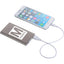 Sleek Aluminum Dual Output Power Bank, 4,000 mAh Laser Engraving - Gray - Front