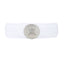 SNAPS Magnetic Hat Clip for Golf Ball Markers Laser Engraving - White - Front