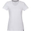 Somoto Eco Crew Neck Tee in Recycled Poly Cotton for Women Embroidery - White - Front