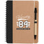 Spiral Notebook with Matching Pen, 5 x 7 Inches - Black - Front