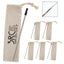 Stainless Steel Straw Kit with Cotton Pouch - Stainless Straw Kit With Cotton Pouch