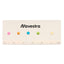 Sticky Notes and Ruler Pad in Recycled Milk Carton - White - Front