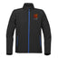Stormtech Orbiter Softshell for Men - Black/Azure - Embroidery