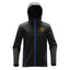 Stormtech Orbiter Softshell Hoody for Men - Black/Azure - Embroidery