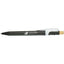 Sunburst Gel Pen with Bamboo Clicker Full Color - Black - Front