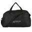 Swoop Weekender Duffel Bag in Recycled Polyester Full Color - Black - Front