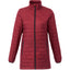 Telluride Packable Puffer Jacket for Women Embroidery - Vintage Red - Front