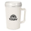 Thermo Insulated Mug, 34 oz - White - Silskcreen