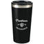 Thor Stainless Tumbler with Straw, 16 oz - Black - Front