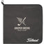 Titleist StaDry Golf Towel with Microfiber Interior, 20 x 20 Inches Transfer - Black - Photo