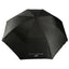 Totes Titan Vented Golf Umbrella in Recycled PET, 60 Inches - Black - Front