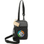 Trailhead Crossbody Phone Pouch in Recycled Nylon - Black/Gray - Front