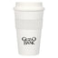 Travel Tumbler, 16 oz - White - Silk Screen