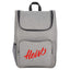 Trek Laptop Backpack with Wide U-Zip Opening, 15 Inch Embroidery - Graphite - Front