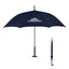 Umbrella with a Prop Stand, 46 Inch Arc - Navy - Silk Screen