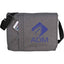 Urban Laptop Messenger with Vertical Front Zip, 15 Inches - Graphite - Front
