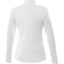 Vega Long Sleeve Tech Half Zip for Women Laser Engraving - White - Back Flat