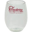 Veranda Stemless Wine Tumbler in Recycled Plastic, 16 oz Full Color - Clear - Front