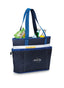 Vineyard Insulated Cooler Tote, 30 Cans - Navy Blue - View 1