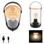 Vintage Bamboo Lantern with Handle, Rechargeable - Laser Engraving