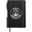 Viola Bound Notebook with Aluminum Pen, 6 x 8.5 Inches Debossing - Black - Front