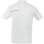 Wilcox Asymmetrical Performance Polo for Men Laser Engraving - White/Steel Grey - Back Flat