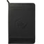 Windsor Junior Zippered Padfolio, Pebble Grain - Black - Front