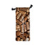 Wine Drawstring Bag, 6 x 15.5 Inches - 6" W X 15.5" H Wine Drawstring Bag