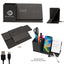 Wireless Charging Desk Organizer and Dry Erase Board - Black - Silk Screen