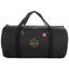 Wolverine Center Zip Canvas Duffel Bag, 22 Inches Embroidery - Black - Front