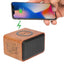 Wooden Speaker with Wireless Charging Top Laser Engraving - Wood - Front
