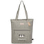 Work Anywhere Laptop Tote in Recycled Polyester Full Color - Gray - Front
