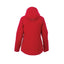 Yamaska 3-in-1 Waterproof Softshell Jacket for Women Embroidery - Team Red/Black - Back Flat