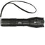 Zoom Flashlight with SOS Mode, 500 Lumens - Black - Front