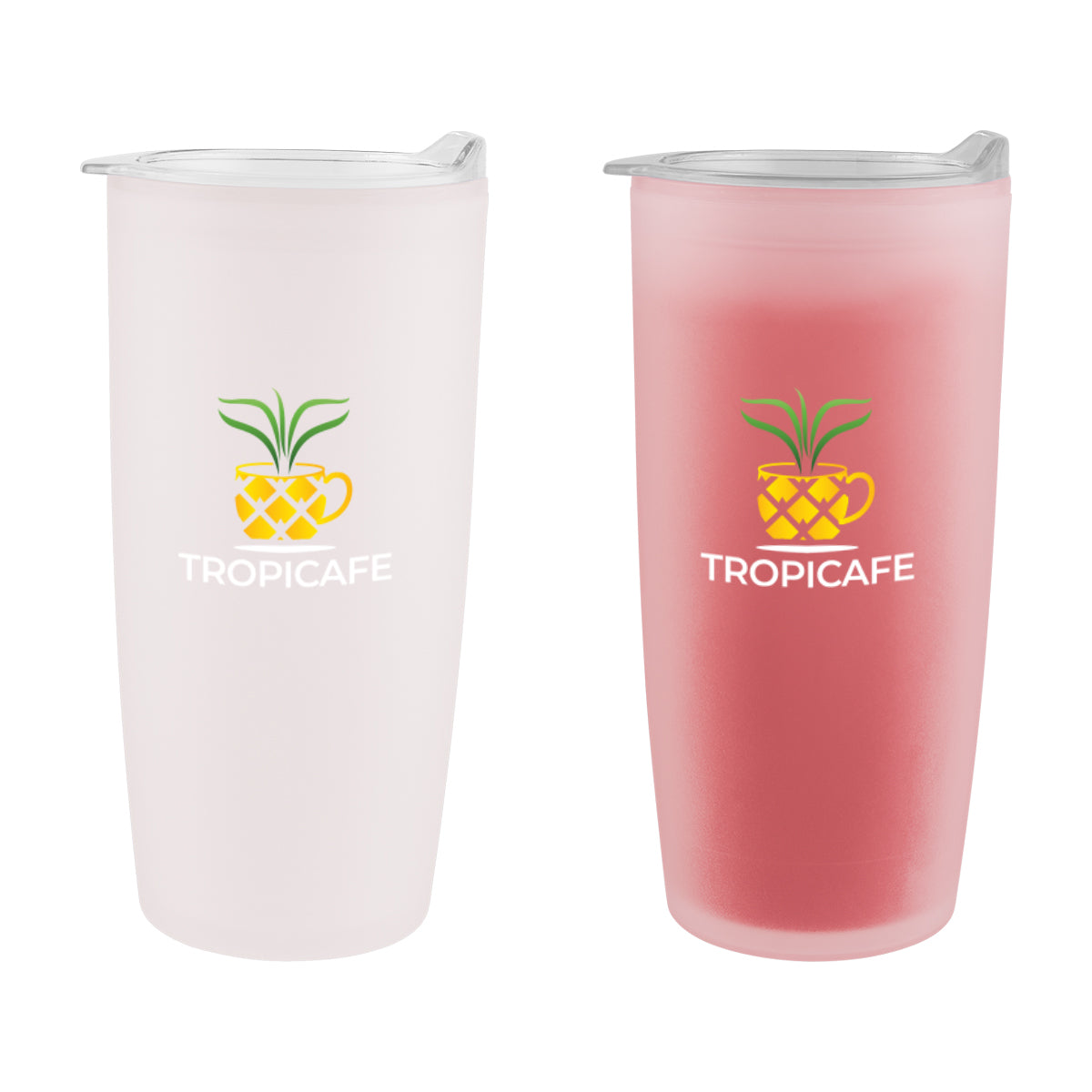 22 Oz. Mood Tumbler Full Color - Custom Promotional 22 Oz. Mood Tumbler - Red - Colorbrite
