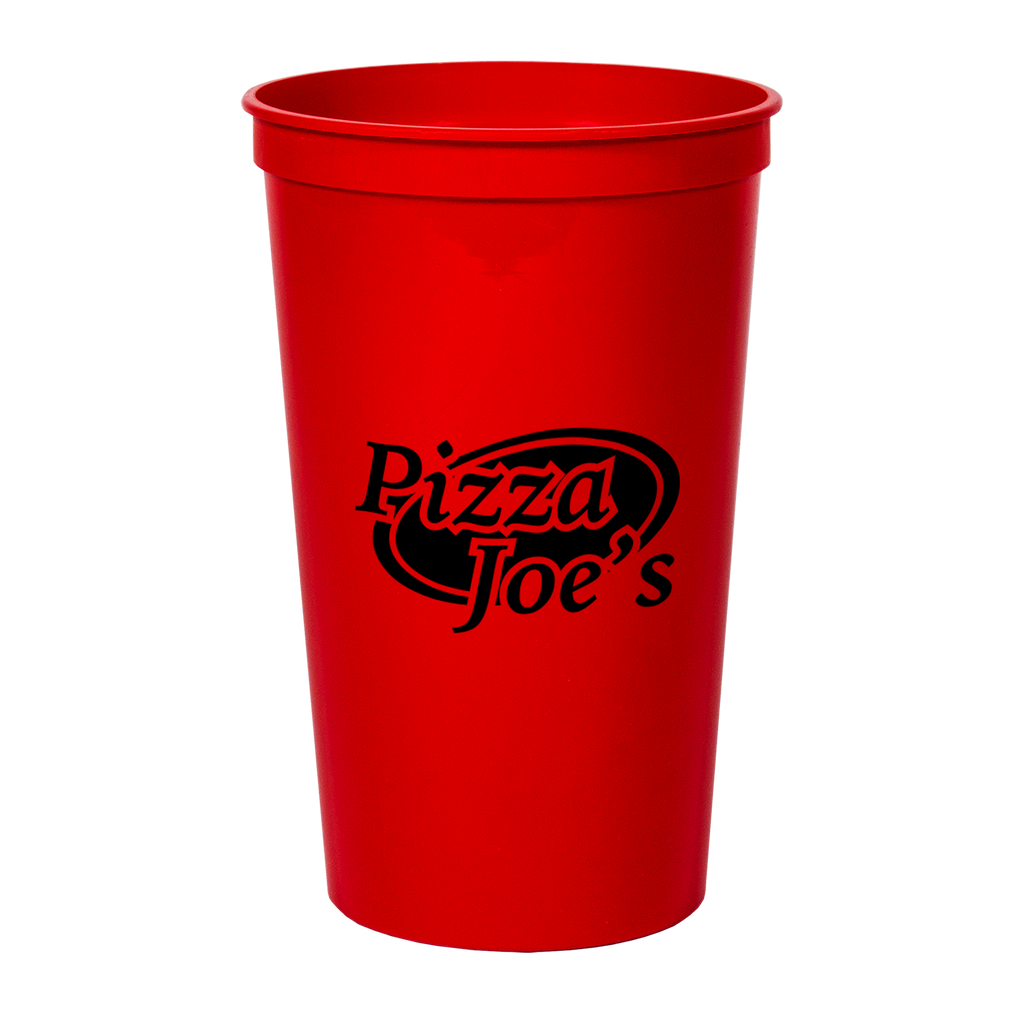22oz Custom Stadium Cups – Bulk Printed Plastic Cups