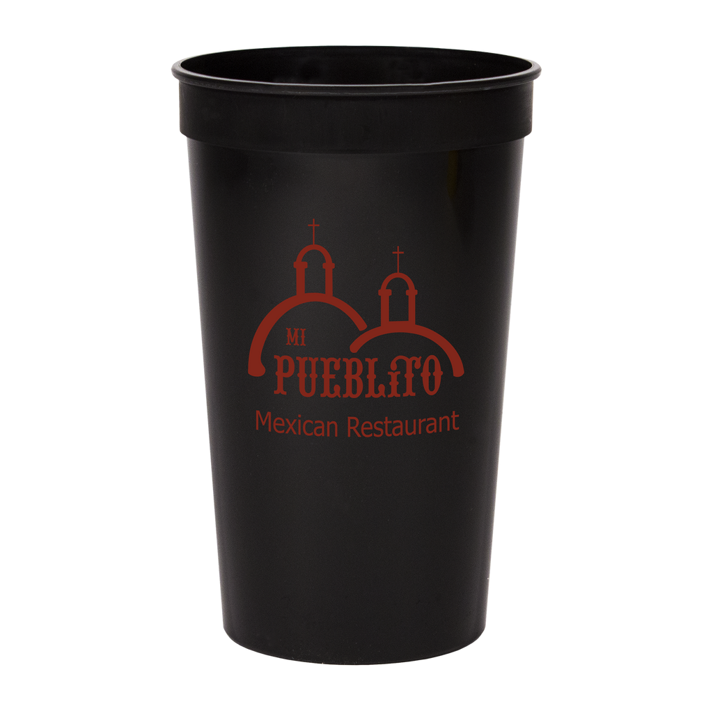 22oz Custom Stadium Cups – Bulk Printed Plastic Cups